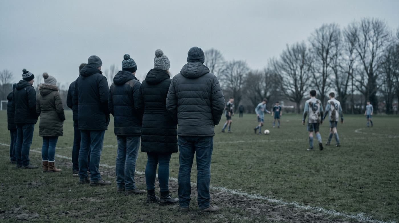 Parents watching from the touchline